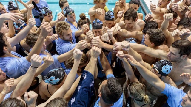 UNC Sweeps Queens In Season-Opener