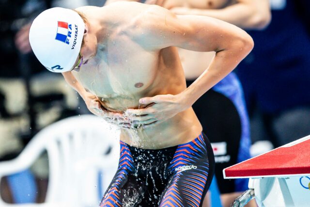 Antoine Viquerat Shatters French National Record in the 50 Breast with 27.02 Performance