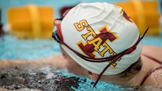 500 Freestyle Sweep Leads Iowa State Over Northern Iowa 162-138