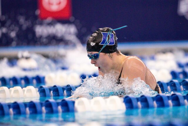 Duke Women Secure “A” Cut, Northwestern Men Sweep Dual Meet