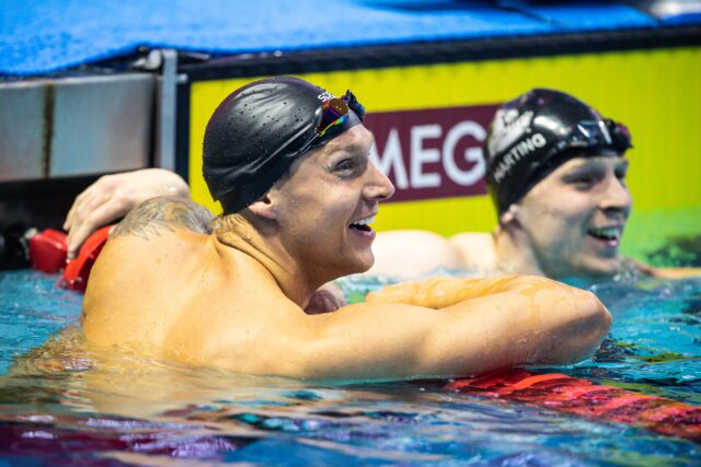 WATCH: Caeleb Dressel, Katie Ledecky Race 200 Free At Florida vs. Virginia Dual