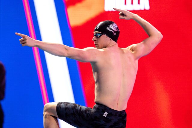 US Olympian Zach Harting Takes Part in Grown-Up Swimming in Denver