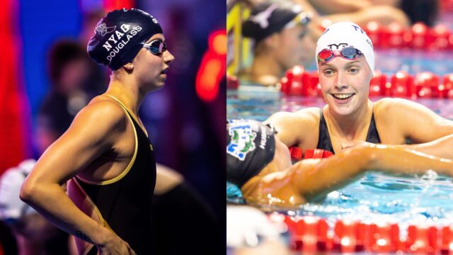 Kate Douglass (IM) and Claire Curzan (Backstroke) Drop 2:07 LCM Suited Swims In-Practice Kate Douglass (IM) and Claire Curzan (Backstroke) Drop 2:07 LCM Suited Swims In-Practice