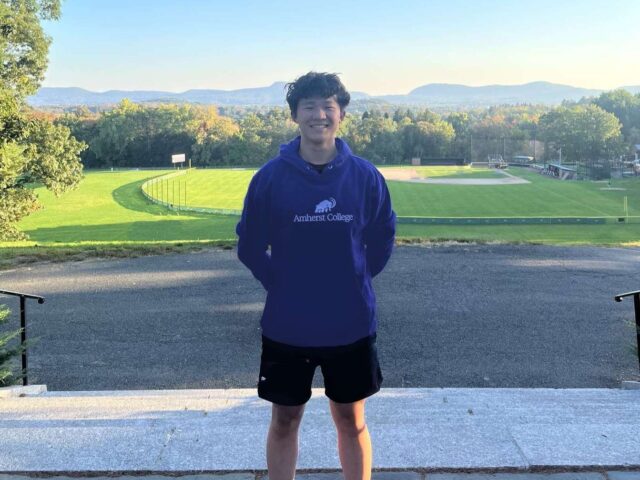 Amherst Triton Teddy Sun Chooses Amherst College