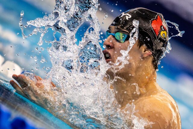 Denis Petrashov and Tommy Bried’s Two Event Wins Help Louisville Dominant Against Purdue