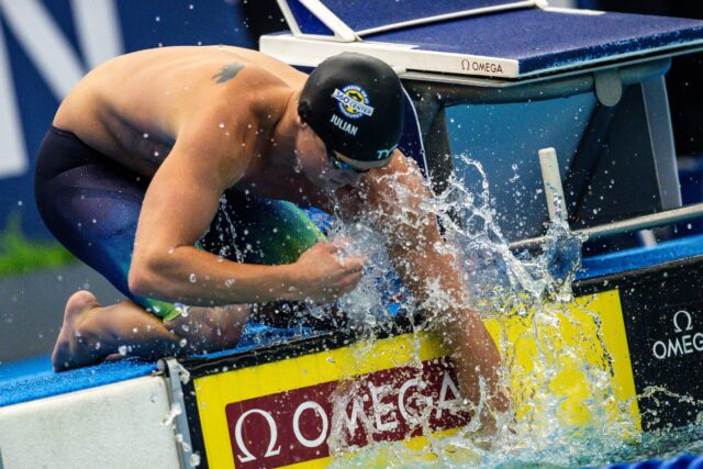 Trenton Julian Opting Out Of Westmont Pro Swim Series Night 3 (Scratch Report)