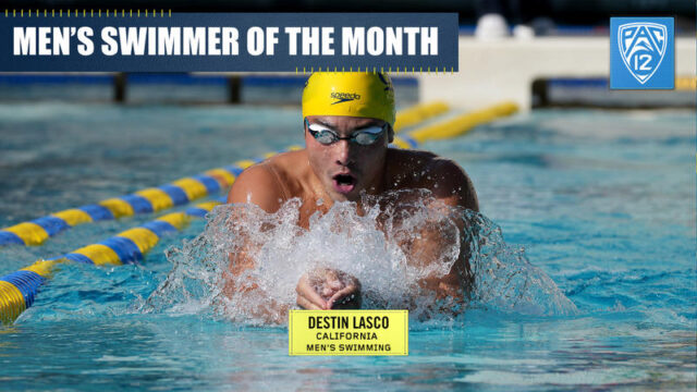 Destin Lasco Named Pac-12 Men’s Swimmer of the Month
