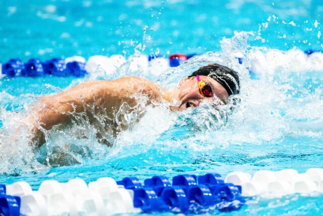 Luke Hobson Winning the 200 Free Is Eddie Reese Perfection