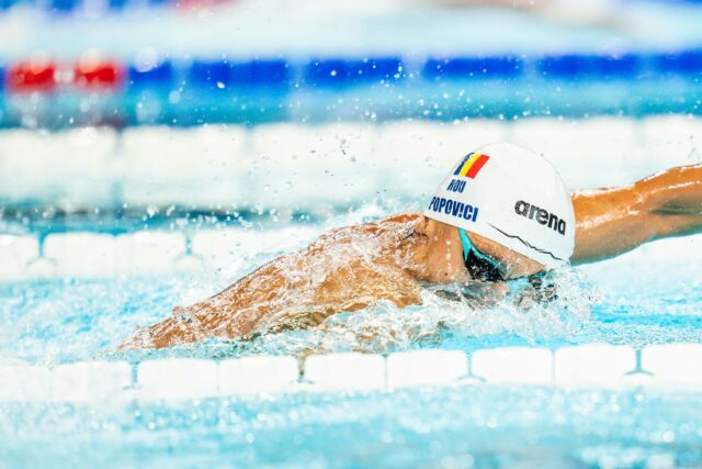 David Popovici Drops 47.38 100 Free To Lead European U23 Prelims
