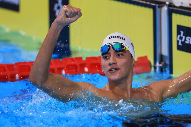 Kuzey Tuncelli Breaks Official World Junior Record In 1500 Freestyle En Route To Worlds Bronze