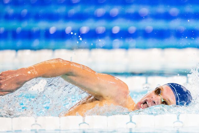 Watch: Leon Marchand Split 21.97 50 Freestyle At The SCM Interclub Championships