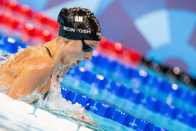 McIntosh Enters Seven Events As Canadian Trials Psych Sheets Drop