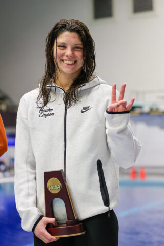 After Breakthrough NCAA Championships, Henrietta Fangli Posts 100 Breast Hungarian Record