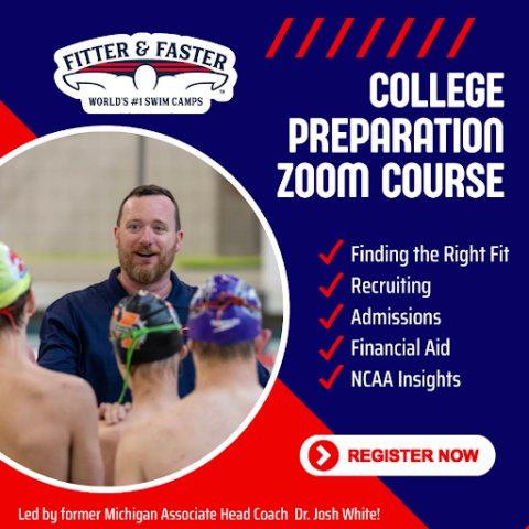 Fitter & Faster Launches College Preparation Zoom Series for Swimmers in Grades 8–12