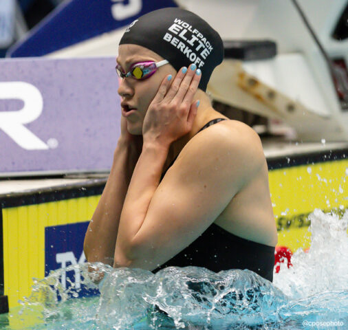 Katharine Berkoff Cracks 27.05 50 Back PSS Record, Top Time in the World this Season Katharine Berkoff Cracks 27.05 50 Back PSS Record, Top Time in the World this Season