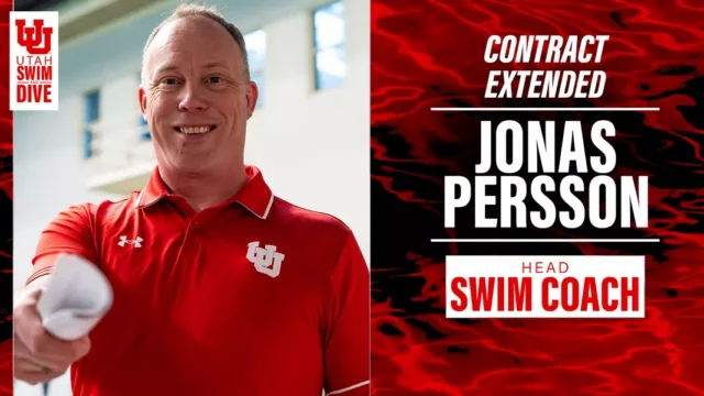 Utah Head Swim Coach Jonas Persson Receives 4 Year Contract Extension, Substantial Raise Utah Head Swim Coach Jonas Persson Receives 4 Year Contract Extension, Substantial Raise