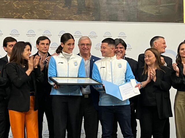 Agostina Hein Brought to Argentine Congress to Receive “Malvinas” (Falkland Islands) Award Agostina Hein Brought to Argentine Congress to Receive “Malvinas” (Falkland Islands) Award