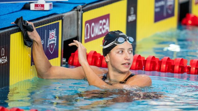 Kate Douglass One-Ups Herself, Ties Gretchen Walsh&rsquo;s 50 Free World Record in 22.75 After 2 All-Time Swim in Prelims