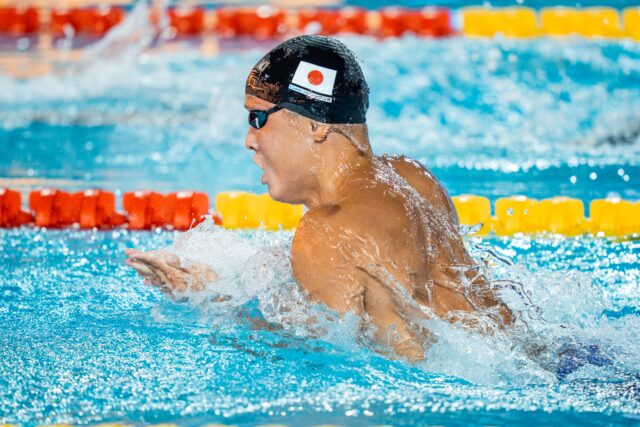 Taku Taniguchi Lowers Own JPN Record In SCM 50 Breaststroke
