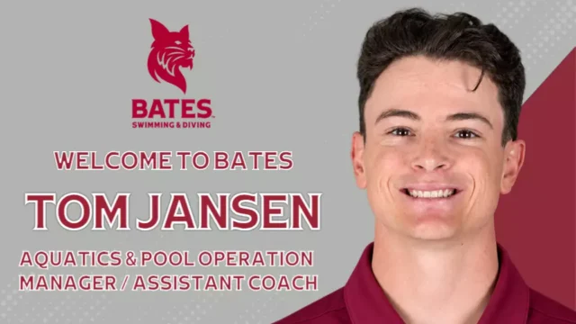 Bates College Welcomes Tom Jansen to Swimming & Diving Staff As Assistant Coach