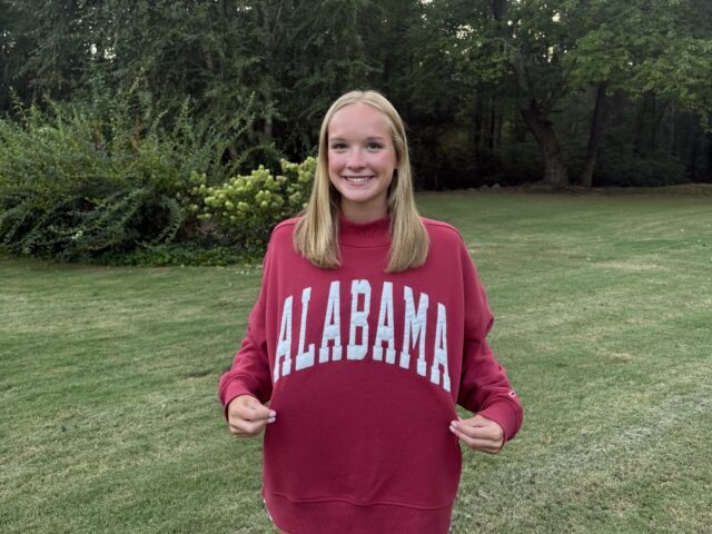 YMCA Nationals 200 IM Champion Claire Burns Verbally Commits to Alabama for 2028-29