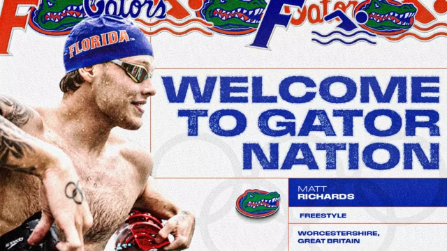 Olympic & World Champion Matt Richards, 23, Joining Florida Gators In Spring 2027